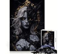 Cracked Angel Jigsaw Puzzles 1000 Pieces for Adults Logic Play, Vivid Print, Family Enjoyable, Art Piece (38x52cm)
