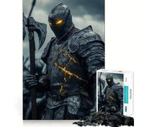Cracked Armor Knight 1000 Piece Jigsaws for Teenagers Logic Boost, Thick Material, Home Fun, Perfect Decor (38x26cm)