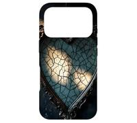 Cracked Heart Gothic Mirror Case for iPhone 17 Pro