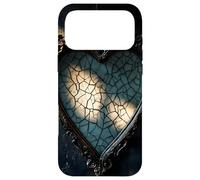 Cracked Heart Gothic Mirror Case for iPhone 17 Pro Max