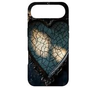 Cracked Heart Gothic Mirror Case for iPhone Air