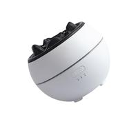 Cracked Salt Stone 4-in-1 Humidifier Air Purifie Scent Diffuser With Flame Design For Home Office Cracked Salt Rock Humidifier