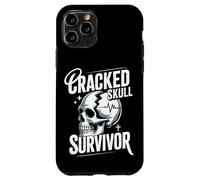 Cracked Skull Survivor Head Trauma Warrior Case for iPhone 11 Pro