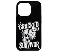 Cracked Skull Survivor Head Trauma Warrior Case for iPhone 13 Pro