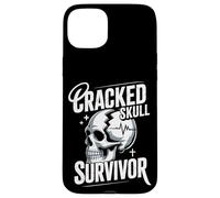 Cracked Skull Survivor Head Trauma Warrior Case for iPhone 15 Plus