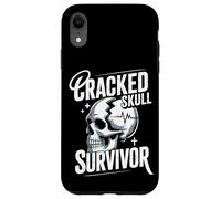 Cracked Skull Survivor Head Trauma Warrior Case for iPhone XR