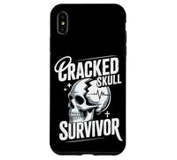 Cracked Skull Survivor Head Trauma Warrior Case for iPhone XS Max