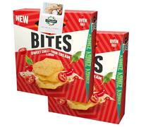 Cracker Bundle for Jacob's Bites Sweet Chilli & Sour Cream Crackers 125g 2 Pack + Brightdale Kitchen Booklet