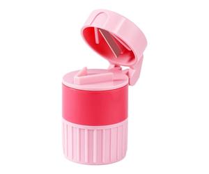 Cracker - Pharma Grinder Case, Multi Mode Compact Divider, Tumbler Style Bottle Secure Slicing Device Keeper Plus Crush Gadget Helping Older Adult Usage Outdoor Trips Bedroom