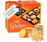 Crackers for Cheese Selection Tub, 900g - Assorted Family Pack with 8 Delicious Cracker Varieties, Perfect for Cheese Boards, Snacking & Sharing