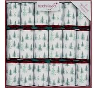 Crackers Ltd 12 x Green Pine Tree Christmas Crackers by Robin Reed