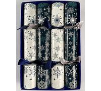 Crackers Ltd Box of 4 Family Fun Finger Puppet Midnight Snowflake Christmas Crackers