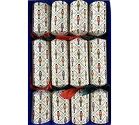 Crackers Ltd Box of 4 Family Fun Finger Puppet Nutcracker Soldier Design Christmas Crackers