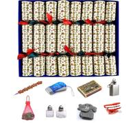 Crackers Ltd Box of 8 Cheeky Elf Design Family Christmas Crackers