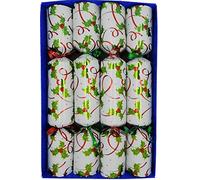 Crackers Ltd Fill Your Own Christmas Box of 4 in a holly and berry design