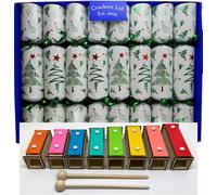 Crackers Ltd Musical Christmas with Mini Xylophones - Christmas Tree Christmas Crackers
