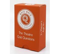 Crackers Ltd Quiz Whiz Questions in a Matchbox - The Theatre, 50 Cards, 2+ Players