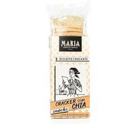 Crackers with Chia - Maria Confeitaria - Pack of 2 - Boxes of 200 g - Artisanally Made - Crispy Crackers Appetizer - Gourmet Product of Portuguese Origin