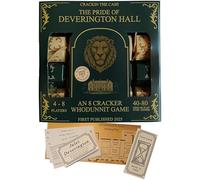 Crackin Games Co 4-8 Player Mystery Dinner Party Game Told Through 8 Snap-Free Party Crackers - The Pride of Deverington Hall | Plastic Free, Recyclable & Made in the UK | Ages 14+