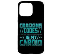 Cracking Codes Is My Cardio Cryptologic Technician Case for iPhone 15 Pro Max
