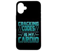 Cracking Codes Is My Cardio Cryptologic Technician Case for iPhone 16 Plus
