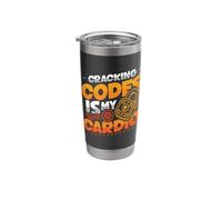 Cracking Codes is My Cardio Cryptologic Technician Stainless Steel Insulated Tumbler