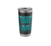 Cracking Codes is My Cardio Cryptologic Technician Stainless Steel Insulated Tumbler