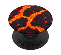 Cracking Lava Nature Volcano PopSockets Adhesive PopGrip