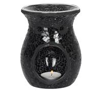 Crackle-Effect Oil Burner Something Different Black L