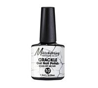 Crackle Gel Nail Polish, 3D Magic Crackle Nail Polish, Amazing Crackle Effect Long Lasting Air Dry UV LED Soak Off Gel for Manicure Nail Art at Home