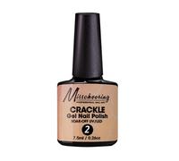 Crackle Gel Nail Polish, 3D Magic Crackle Nail Polish, Amazing Crackle Effect Long Lasting Air Dry UV LED Soak Off Gel for Manicure Nail Art at Home