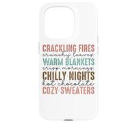 Crackling Fires Warm Blankets Chilly Nights Case for iPhone 15 Pro