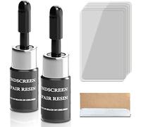 Cracks Gone Glass Repair Kit - Glass Repair Kit Windshield, Repair Fluid Quick Fix for Chips, Cracks, Star-Shaped Crack (30g/1.06oz (Pack of 2))