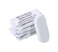 Cracks in The Wall Type Sealant Mastic Quick Mending Mud for Drain Connection Sealing Clay Sealant Quick Mending Mud for Drain Connection Wall Hole Air Conditioning Plaster Washers (White, 13X7CM)