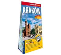 Cracovie 1/22.000 (carte grand format laminée - plan de ville). Kraków / Cracow