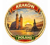 Cracow Krakow Kraków Poland Decorative Souvenir Fridge Magnet A0016