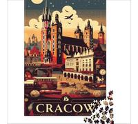 Cracow's Enchantment jigsaw puzzle1000 pieces | calming group activity for care home residents to enjoy together with family and friends who visit to enjoy at home50x75cm