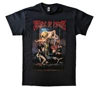 Cradle Of Filth Men's Existence Is Futile Saturn T-Shirt in Black | Size: 2XL Cradle Of Filth Black 2XL