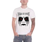 Cradle of Filth T Shirt Dani Make Up Band Logo Official Unisex White M