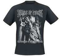 Cradle of Filth T Shirt Supreme Vampiric Evil Band Logo Official Mens Black L