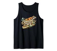 Cradling Through Life Lacrosse Player Lax Bro Game Gift Tank Top