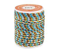 Crafans 1.5 MM Twist Cotton Cords, 4-Ply, Multicolor, Polycotton, Craft Cord, 4m/roll