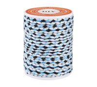 Crafans 1 Roll 1.5 MM Twist Cotton Cords 4-Ply Handmade Macrame Cotton Ropes Braided Ropes Chinese Knot Cords Blue Crafts Cotton Threads for DIY Handicraft Art Crafts