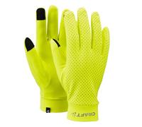 Craft 851000 Flumino Men's Women's Unisex Functional Running Gloves Lumen Fleece Glove 2, Colour: Neon Yellow, Size: S