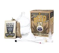 Craft A Brew - Light - Craft Lager - Beer Making Kit - Make Your Own Craft Beer - Complete Equipment and Supplies - Starter Home Brewing Kit - 1 Gallon