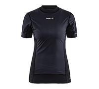 Craft Active Extreme X Wind Short Sleeve Women's Baselayer - Black / Granite / Small