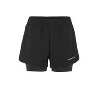 Craft - Women's Adv Essence 2-in-1 Shorts 2 - Running shorts size L, black