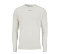 Craft ADV Essence Long Sleeve Tee for Men - Lightweight Running Top in Cloud Grey
