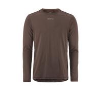 Craft Adv Essence Long Sleeve Tee Men's - Brown Breathable Running and Training Top for Comfort and Performance