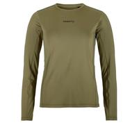 Craft ADV Essence LS Tee 2 W - Women's Running T-Shirt, Green - Ultimate Comfort & Breathability for Active Runners